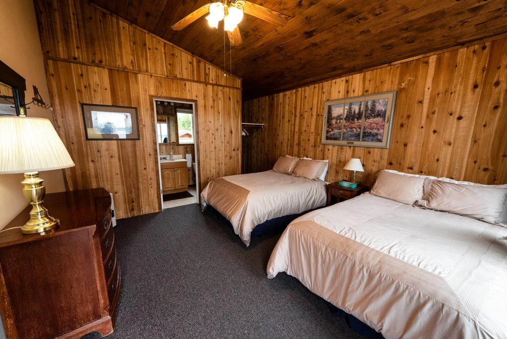 The Sims family hosts at Newhalen Lodge Alaska