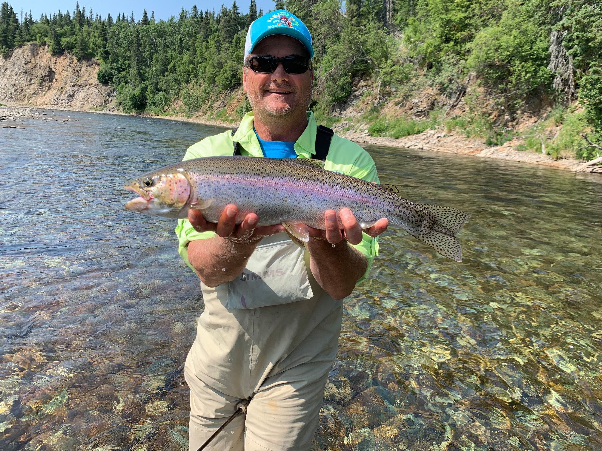 Guest with a chrome-bright sockeye