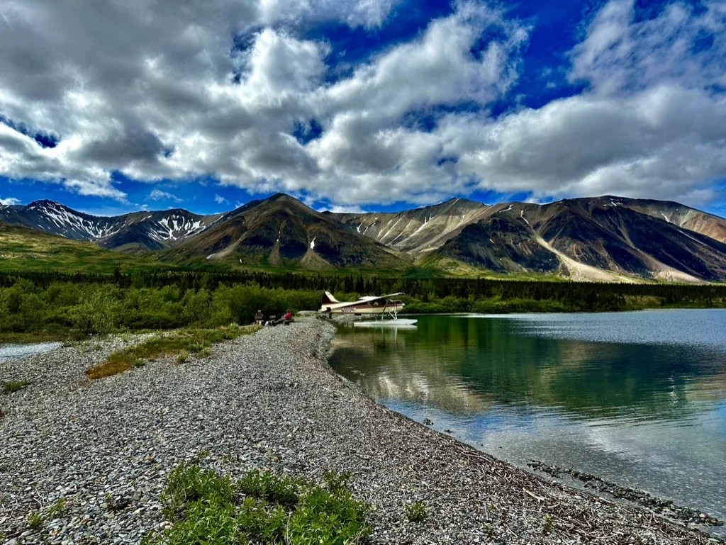 Floatplane at lodge